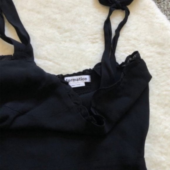 Reformation Christine Mini Dress - Black - Picture 8 of 14